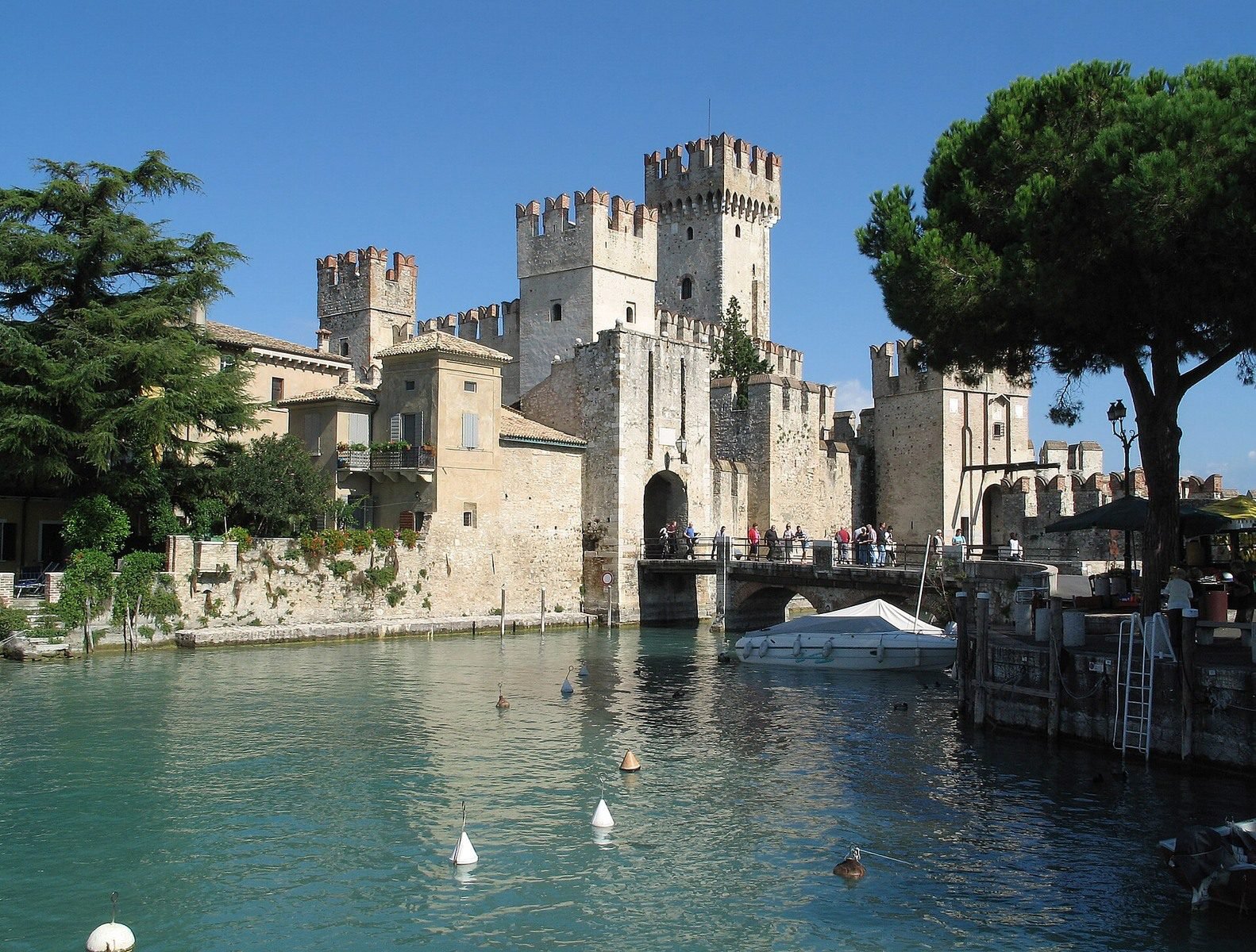 Sirmione · zamek Scaligerich